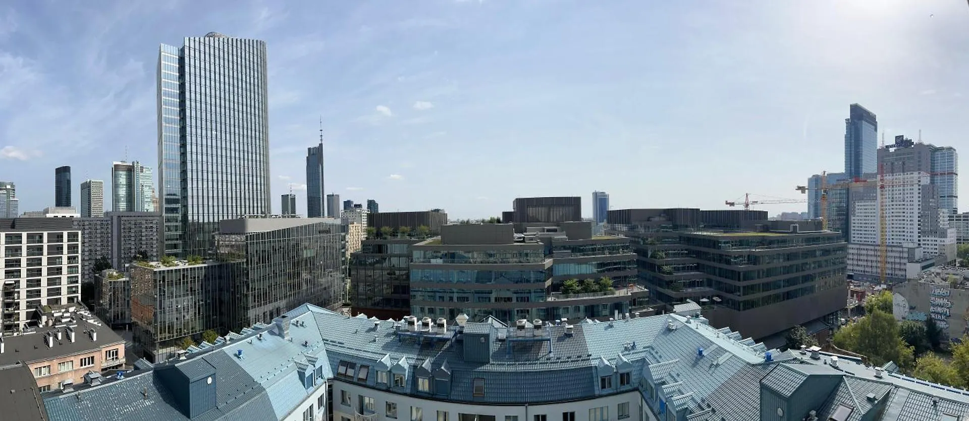 Apartament Z Widokiem Na Centrum I Darmowym Parkingiem Warsaw Apartment